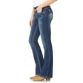 thumbnail image 5 of WallFlower Women's Luscious Curvy Bootcut Mid-Rise Bling Insta Stretch Juniors Jeans (Standard and Plus), 5 of 5