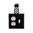thumbnail image 1 of Village Wrought Iron EOS-44 Pineapple Outlet and Switch Cover - Black, 1 of 3
