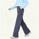 thumbnail image 5 of Pantalones largos para niñas, pantalones de pierna ancha, pantalones de yoga para ejercicio de pierna recta para niñas, pantalones de bolsillo de cintura alta, pantalones de poliéster para niñas, 5 of 5