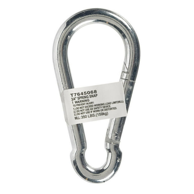 Campbell Zinc-Plated Steel Spring Snap 350 lb 4-3/4 in. L Campbell Zinc-Plated Steel Spring Snap 350 lb 4-3/4 in. L