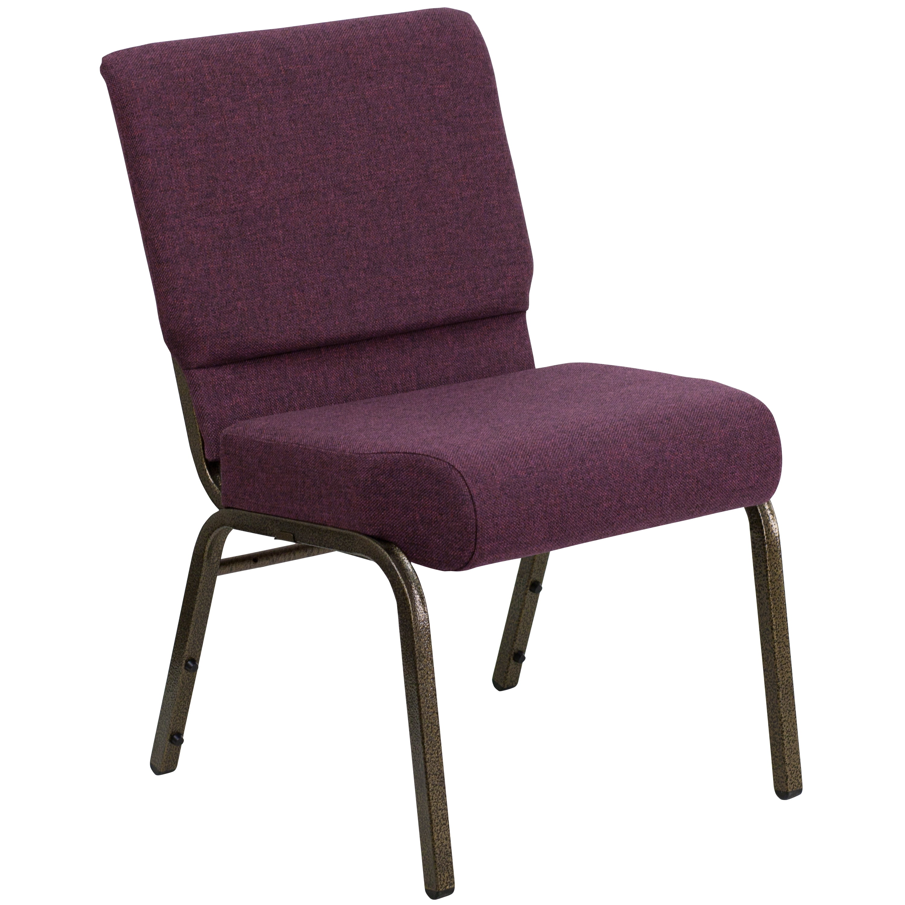 Flash Furniture Hercules Series Upholstered Padded Event Chair for Churches and Venues, Dark Gray