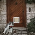 thumbnail image 4 of Cat Door Pet Dog Door Interior Door Automatic & Weatherproof Large Sliding Pet Door Inserts with Flap 4-Way Locking System - Ideal for Interior and Exterior Use 11.02" X 9.84" XL, 4 of 8