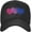 C2216, variant on Bisexual Flag Hearts Love LGBT Bi Pride Hat Men Women Dad Hats Baseball Cap Adjustable Trucker Unisex Headwear Black