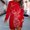 Red, variant on BLTIBY Christmas Sweatshirt Dress for Women Xmas Print Winter Fall Round Neck Soft Casual Fashion Long Sleeve Pullover Dresses Outfits 2024 Trendy Red L