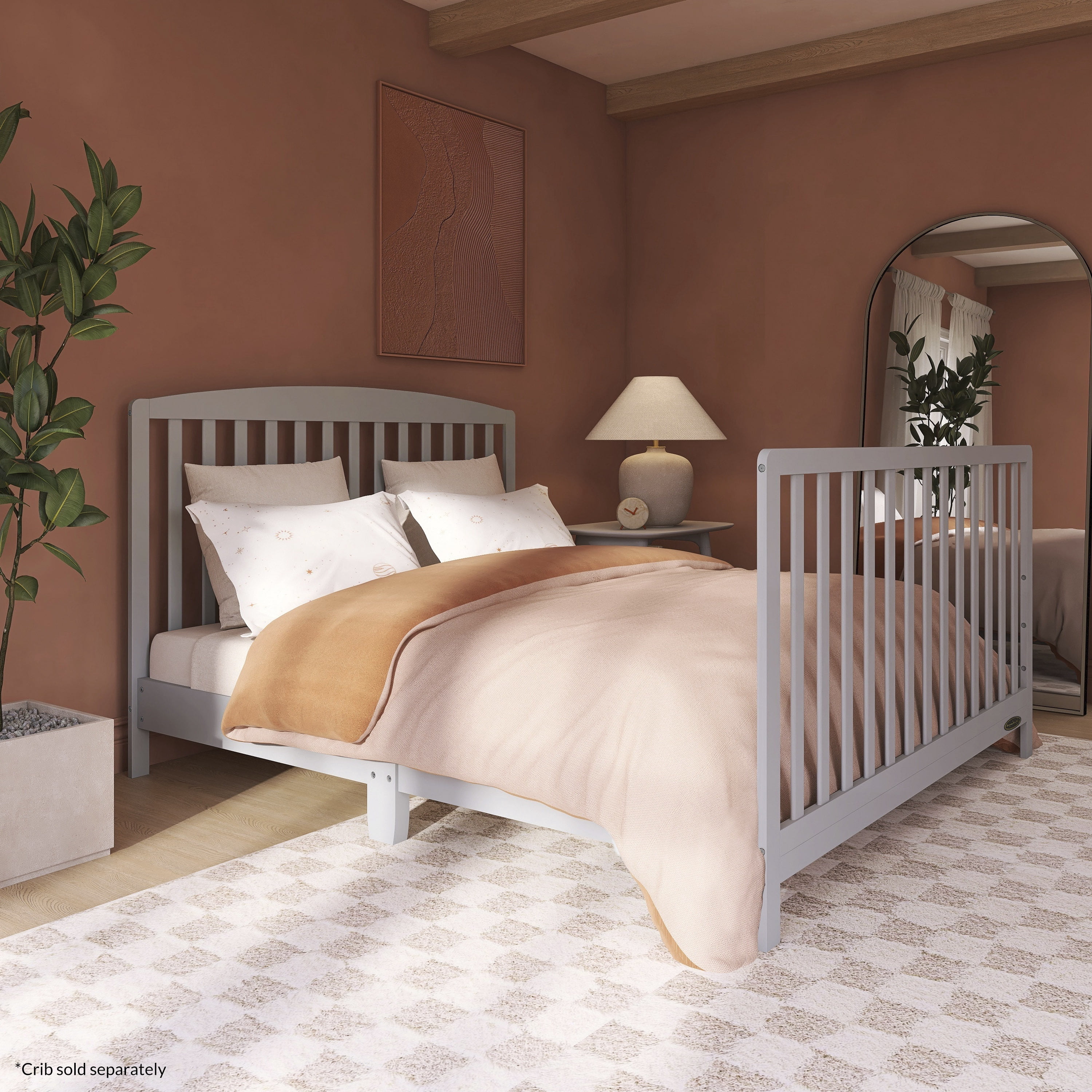 Dream On Me Universal Bed Rail, Gray