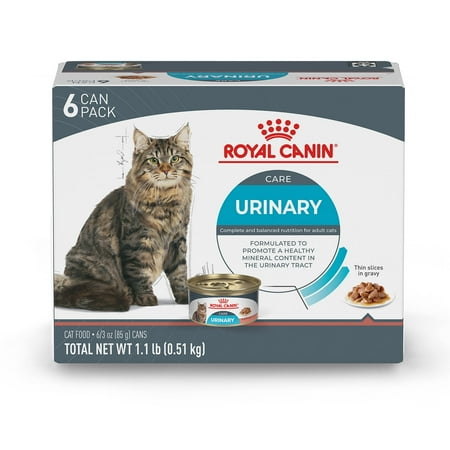 Royal Canin Feline Urinary Care Thin Slices in Gravy Wet Cat Food, 3 oz can (6-pack)