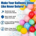 thumbnail image 5 of Premium Aerosol Balloon Shine Spray - Instant Flash Gloss for Helium & Foil Balloons, No Drip Mist for Birthday Wedding Party Decorations, 5 of 9