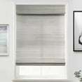 thumbnail image 4 of MOOD Custom Bamboo Shades | WOVEN | Cordless Designer Natural Woven Wood Roman Shades for Windows | Woven Gray (Sheer) | 65"W x 24"H, 4 of 6