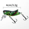 thumbnail image 3 of Lot de 4 Leurres de Pêche Flottants 4cm/3.2g Crankbait Leurres Durs Réalistes, 3 of 11