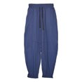 thumbnail image 4 of Men's Solid Color Loose Breathable Casual Pants - High-Quality Daily Wear Trousers with Size Chart, 4 of 4