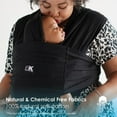 thumbnail image 5 of Baby K’tan Original Baby Wrap Carrier, Infant and Child Sling - Pre-Wrapped Holder for Babywearing - No Tying or Rings - Carry Newborn up to 35 lbs, Black (Large), Women 2-4 , Men up to 36, 5 of 14