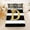 Black White D, variant on Erosebridal Cartoon Initial L Twin Sheet Sets for Girl, Stripes Lines Bedding, 3pcs