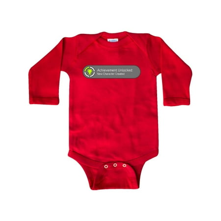 

Inktastic Achievement Unlocked: New Character Created Gift Baby Boy or Baby Girl Long Sleeve Bodysuit