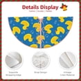 thumbnail image 3 of Sikiie Rubber Duck Nativity Christmas Tree Skirt, Jesus Christian Winter Holiday Tree Mat Decoration(30-48IN)36", 3 of 6