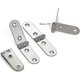 thumbnail image 2 of 20 Pieces Jewelry Box Hardware Hinges Satin Silver,Mini Nickel Hinges for Wooden Box, Small Hinges for Handmade Crafts, 2 of 5