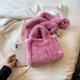 thumbnail image 5 of Bolso Tipo Cartera Esponjoso para Mujer  Bolsos Peludos Informales Suaves  Bolso para Citas para Mujer (rosa), 5 of 9
