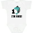 thumbnail image 3 of Inktastic First Birthday Shark 1 Year Old Pirate Boys Baby Bodysuit, 3 of 5