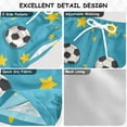 thumbnail image 4 of Cartoon Soccers Balls Stars Boys' Swim Trunks Board Shorts Beach Pants Bathing Bottoms XS, 4 of 8