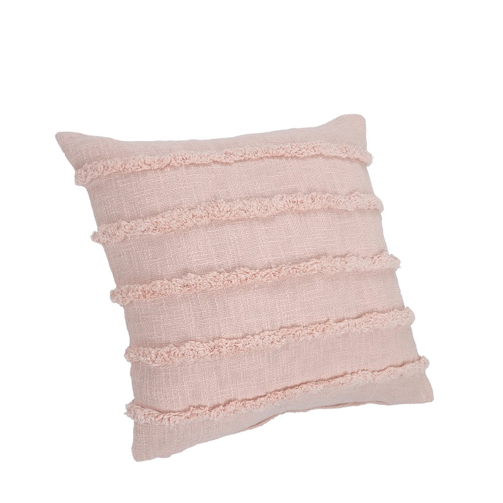 LR Home Rory Cotton Pillow Set of 4 in Pink, 20" x 20"