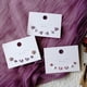 thumbnail image 3 of Pendientes de botón de acero inoxidable con estilo moderno, sencillos y frescos de color morado, pendientes de aguja, joyería popular, 3 of 6