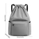 thumbnail image 3 of Mochila portátil con cordón y bolsillo impermeable para gimnasio, resistente al agua, ideal para playa, natación, deportes, gimnasio, para hombres y mujeres, bolsa Oxford., 3 of 6