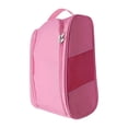 thumbnail image 4 of Organizador de zapatos de golf, bolsa para equipo de golf hecha de tela Oxford, bolsa de viaje para zapatos de entrenamiento, fútbol, ​​bolos, tenis a Rosa, 4 of 8