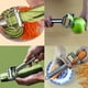 thumbnail image 5 of Pelador de verduras multifunción de acero inoxidable, cortador en juliana, rebanador, raspador, pelador de patatas y pelador de frutas., 5 of 5