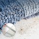 thumbnail image 4 of Felpudo interior de búfalo azul, alfombra de entrada antideslizante absorbente resistente a la suciedad, 4 of 5