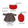 thumbnail image 4 of Back to School Porch Goose Outfit with Schoolbag for 23" Porch Goose School Classroom Outdoor Garden Patio Yard Lawn Art Decoration, 4 of 7