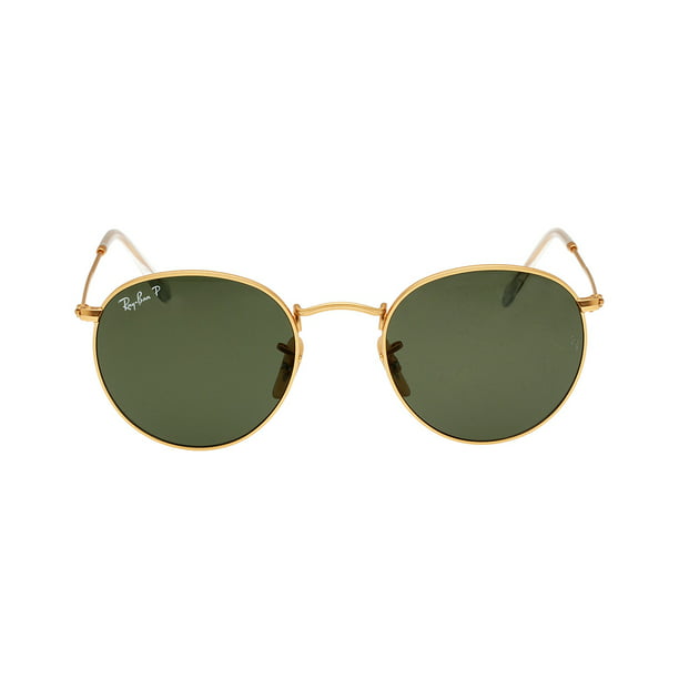 hetzelfde herhaling Faial Ray-Ban Round Metal Frame Green Classic Lens Unisex Sunglasses RB3447 -  Walmart.com
