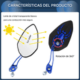 thumbnail image 4 of Espejo Laterales Retrovisor Universal Para Motocicleta 1 Par Araña Lab.G, Negro, 4 of 5