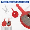 thumbnail image 5 of 4set Disc Brake Pad 0.94" x 1.46" Semi-Metallic Resin Bike Brake Pads with Spring for BB7 M355 M446 M640 Mountain Road Bikes, Red, 5 of 7