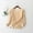 #501-Beige, variant on Woman's Fleece-Lined Thermal Shirt, Thickened Warm Snug-Fit Long Sleeve Round Neck Top for Fall Winter Daily Wear