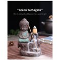 thumbnail image 3 of Kmbangi Tathagata Backflow Incense Burner Ceramic Creative Crafts Ornament, 3 of 6