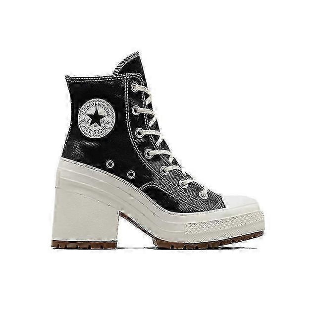 Zapatos de lona de tacón alto para mujer, zapatillas deportivas de moda, zapatos casuales para caminar.
