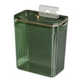 thumbnail image 5 of 7/9L Hanging Trash Can with Lid Clear Modern Large Capacity Wall Cabinet Door Under Sink Mount Waste Rubbish Garbage Storage Bin Kitchen Supplies, 5 of 6