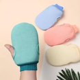 thumbnail image 3 of UOYOTT Three-set Bath Towel Bath Towel Strong Mud Rub Gloves Household Double-sided Back Rub Back R7p3, 3 of 3