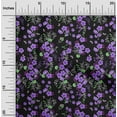 thumbnail image 2 of oneOone Silk Tabby Purple Fabric Floral Sewing Fabric By The Yard Printed Diy Clothing Sewing Supplies 42 Inch Wide, 2 of 4