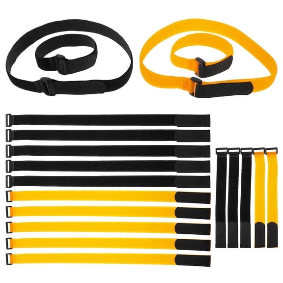 KONTONTY 15Pcs Adjustable Bike Rack Straps Nylon Blend for Preventing Wheel Movement during Car Transport