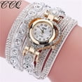 thumbnail image 1 of Pulseras para mujer, regalos para mujer CCQ Reloj de pulsera analógico de cuarzo con esfera de cristal y diamantes de imitación vintage para mujer, 1 of 2
