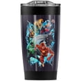 thumbnail image 1 of Justice League Electric Team Stainless Steel Tumbler 20 oz Coffee Travel Mug/Cup, Vacuum Insulated & Double Wall with Leakproof Sliding Lid | Great for Hot Drinks and Cold Beverages, 1 of 7