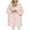 Pink, variant on yievot Womens Robes Plush Fleece Hooded Bathrobe Oversized Zipper Thick Nightgown with Pockets Fuzzy Loungewear