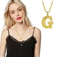 thumbnail image 2 of Xihbxyly Collar con Colgante de Cadena con 26 Letras y Nombre En Inglés para Mujer, 2 of 5