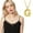 G, variant on Gold Initial Number Necklace for Men Women, Gold Plated Diamond Letter Pendant Necklace Big A-Z, Customerized Letter Wheat Chain for Athletes Rappers