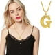 thumbnail image 2 of Xihbxyly Collar con Colgante de Cadena con 26 Letras y Nombre En Inglés para Mujer, 2 of 5