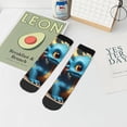 thumbnail image 7 of Rocae Adorable Blue Baby Dragon for Premium Adult Socks,Comfortable, Breathable, and Durable Socks, Perfect for Everyday Wear, 7 of 7