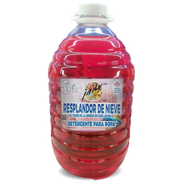 Detergente Líquido para Ropa Jady Química Resplandor de Nieve 5 Litros