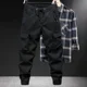 thumbnail image 4 of Pantalones Hombre Moto Invierno Negro Cargo Pantalones para Hombre Biker Forrado Polar Nailon Emo Moda Talla Grande Alta Calidad Diseñador, 4 of 4