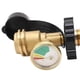 thumbnail image 2 of Pol Gas Tank Adapter Pol Lp Tank Service Valve To Qcc1 Gas Tank Adapter With Gauge, 2 of 5