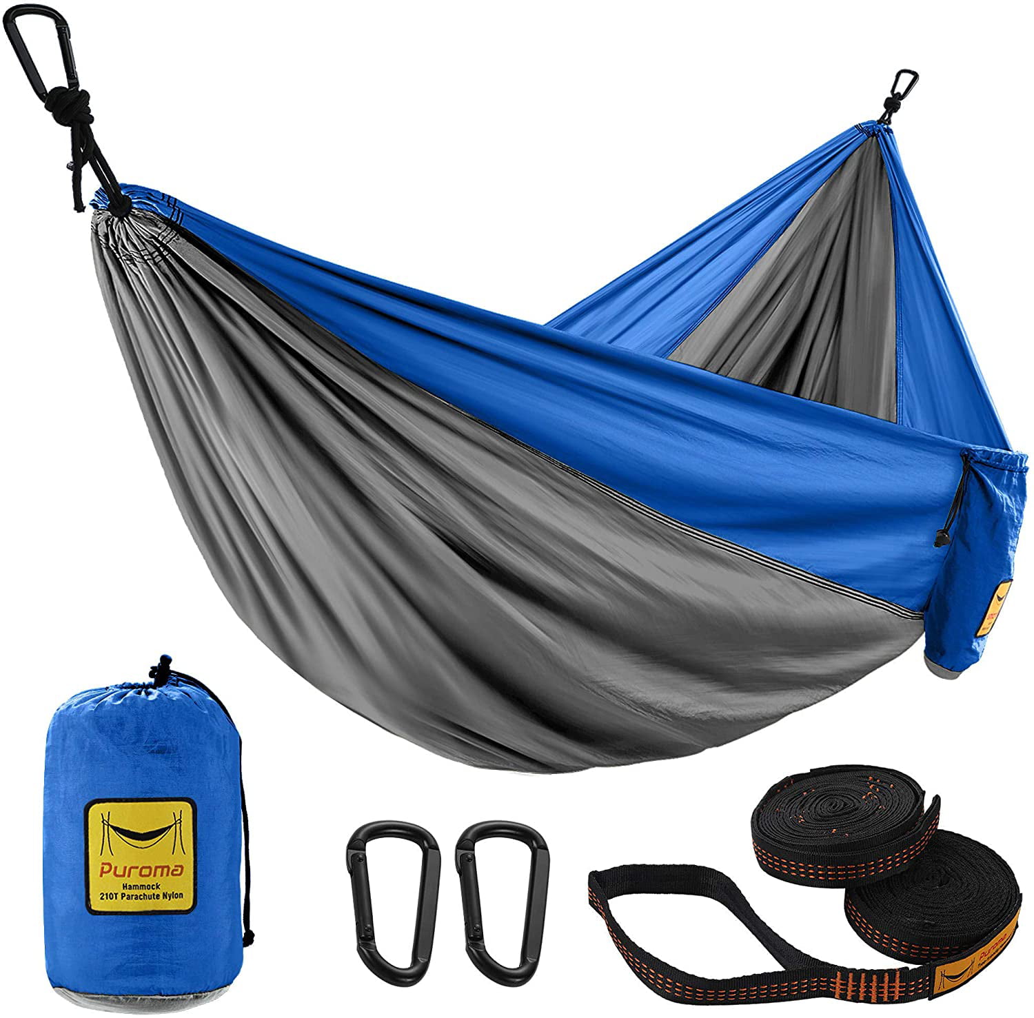 Hiking Beach Double& Single Camping Hammock Nylon Portable Parachute Lightweight for Backyard 